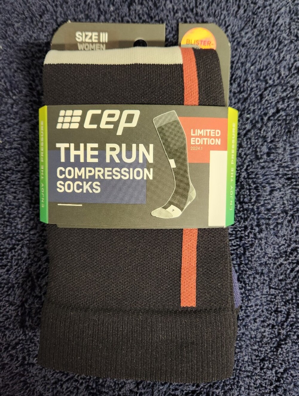 NWT- CEP The Run Tall Compression Socks 20-30mmHg Women's Size III